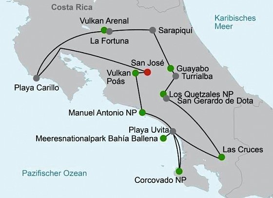 Pura Vida - Costa Rica hautnah mit Badeverlängerung