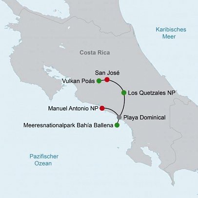 Geheimsvolles Costa Rica: Quetzale & Delfine