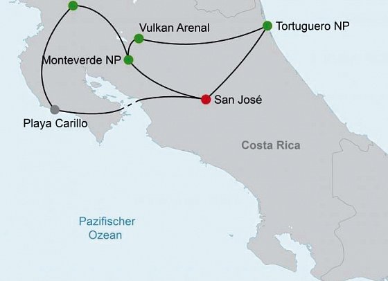 Costa Rica - Auf der Suche nach den Faultieren