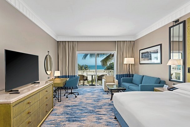 Hilton Salalah Resort - Wohnbeispiel Deluxe Meerblick (Zimmercodierung UDM)