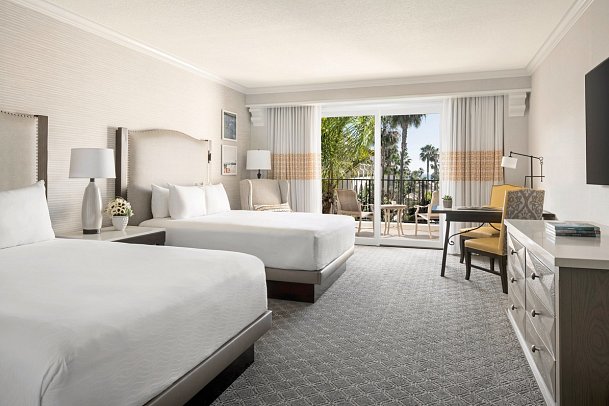 Hyatt Regency Huntington Beach Resort and Spa - Wohnbeispiel Partial Ocean View 2 Queen