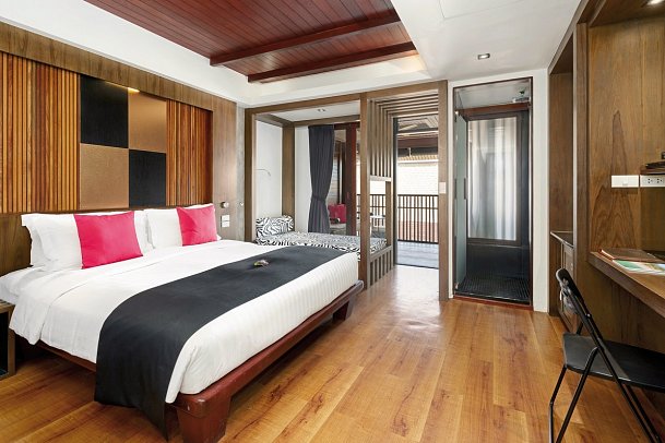 Pavilion Samui Villas & Resort - Wohnbeispiel Deluxe Balcony Suite (Zimmercodierung WD2)