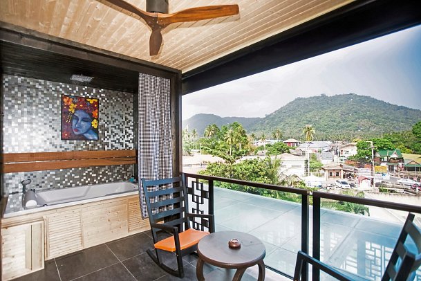 Pavilion Samui Villas & Resort - Wohnbeispiel Deluxe Jacuzzi Suite (Zimmercodierung WD1)