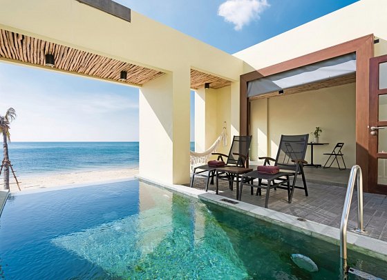Pavilion Samui Villas & Resort - Wohnbeispiel Beachfront Pool Villa (Zimmercodierung VBO)