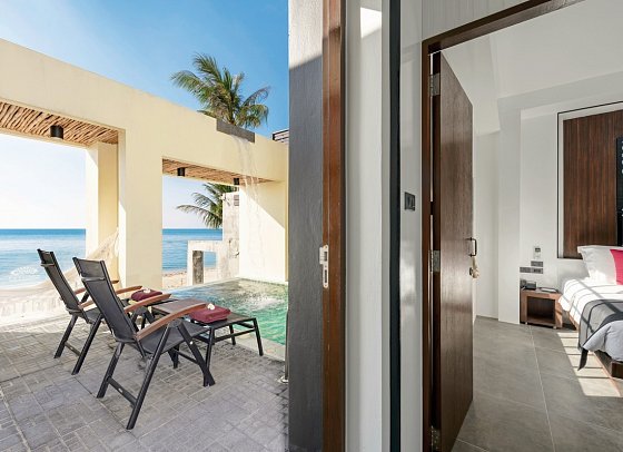 Pavilion Samui Villas & Resort - Wohnbeispiel Beachfront Pool Villa (Zimmercodierung VBO)