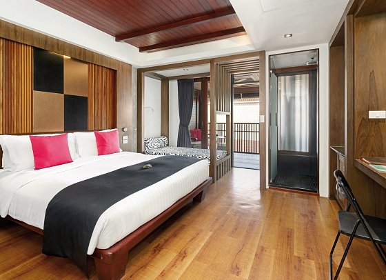Pavilion Samui Villas & Resort - Wohnbeispiel Deluxe Balcony Suite (Zimmercodierung WD2)