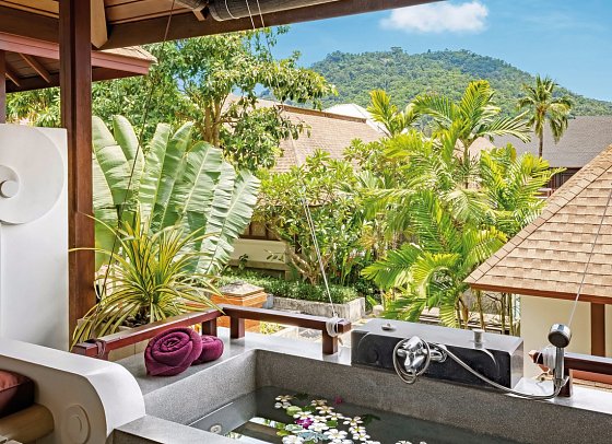 Pavilion Samui Villas & Resort - Wohnbeispiel Deluxe Balcony Suite (Zimmercodierung WD2)