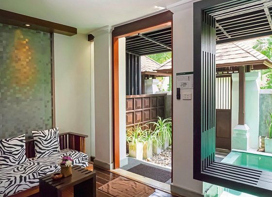 Pavilion Samui Villas & Resort - Wohnbeispiel Plunge Pool Suite (Zimmercodierung WB6)