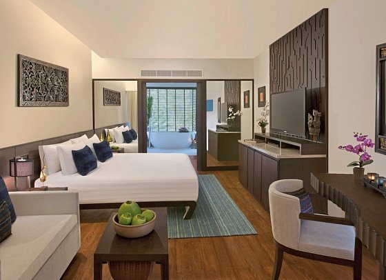 Anantara Bophut Koh Samui Resort - Wohnbeispiel Junior Garden Suite (Zimmercodierung JBG)