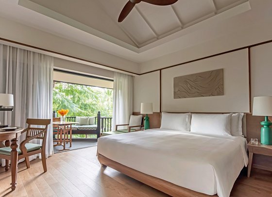 Anantara Bophut Koh Samui Resort - Wohnbeispiel Premier Garden View (Zimmercodierung UBG)