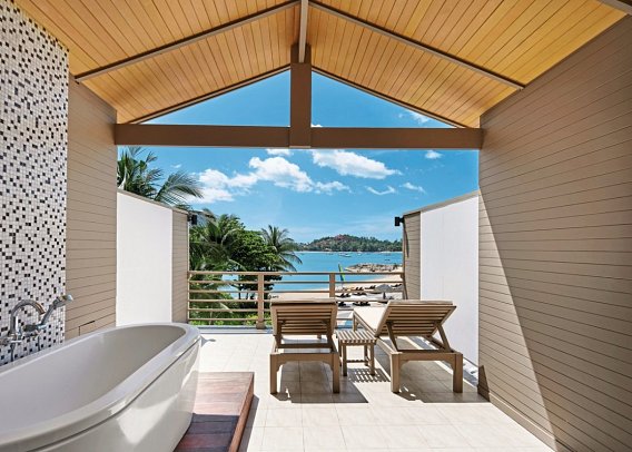 Garrya Tongsai Bay Samui - Wohnbeispiel Beachfront Suite (Zimmercodierung WBO)