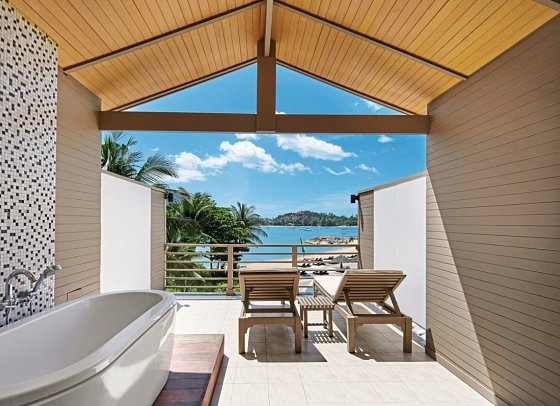 Garrya Tongsai Bay Samui - Wohnbeispiel Beachfront Suite (Zimmercodierung WBO)