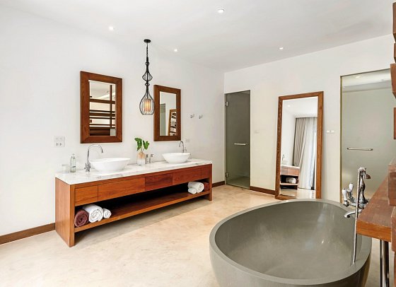 SAii Koh Samui Villas - Badbeispiel Deluxe Pool Villa (Zimmercodierung VDR)