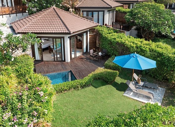 SAii Koh Samui Villas - Wohnbeispiel Beachfront Pool Villa (Zimmercodierung VBO)
