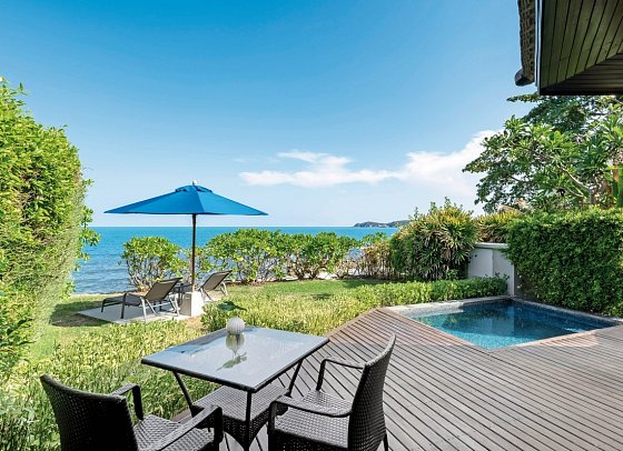 SAii Koh Samui Villas - Wohnbeispiel Beachfront Pool Villa (Zimmercodierung VBO)