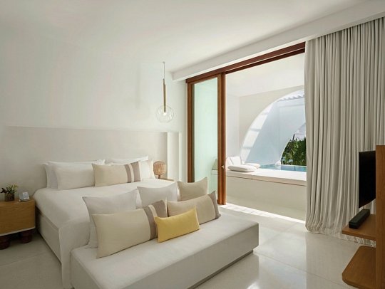 SALA Samui Chaweng Beach Resort - Wohnbeispiel Oceanfront 1 Bedroom Pool Suite (Zimmercodierung WB3)