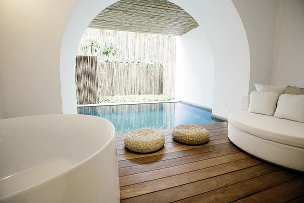 SALA Samui Chaweng Beach Resort - Wohnbeispiel Oceanfront Garden Pool Suite (Zimmercodierung WB1)