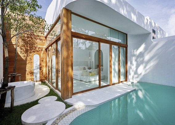 SALA Samui Chaweng Beach Resort - Wohnbeispiel Oceanfront SALA Pool Villa (Zimmercodierung VBO)