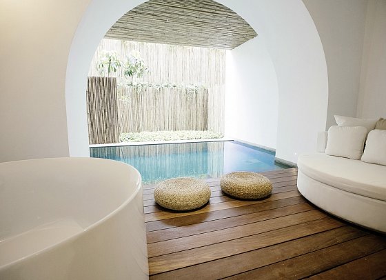 SALA Samui Chaweng Beach Resort - Wohnbeispiel Oceanfront Garden Pool Suite (Zimmercodierung WB1)
