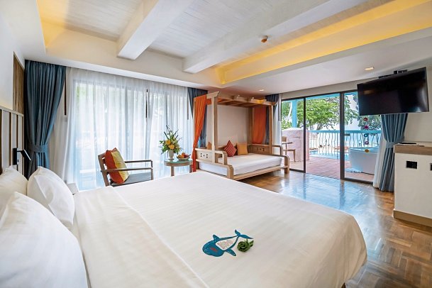 Baan Samui Resort - Wohnbeispiel Junior Suite (Zimmercodierung JB1)