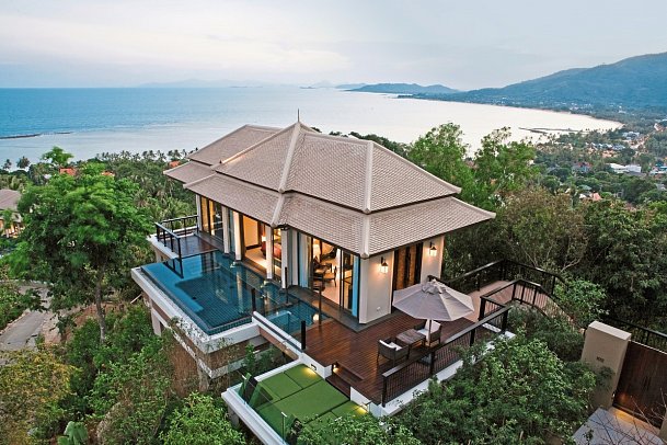 Banyan Tree Samui - Wohnbeispiel Horizon Hillcrest Pool Villa (Zimmercodierung VM5)