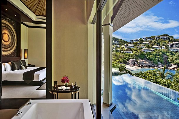 Banyan Tree Samui - Wohnbeispiel Ocean View Pool Villa (Zimmercodierung VDN)
