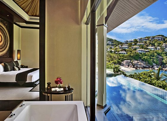 Banyan Tree Samui - Wohnbeispiel Ocean View Pool Villa (Zimmercodierung VDN)