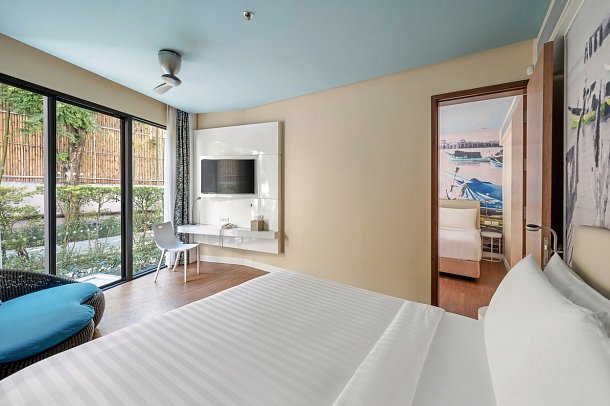 OZO Chaweng Samui - Wohnbeispiel Superior Family Connecting (Zimmercodierung FS1)