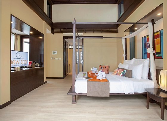 New Star Beach Resort - Wohnbeispiel Beachfront Villa (Zimmercodierung VBO)