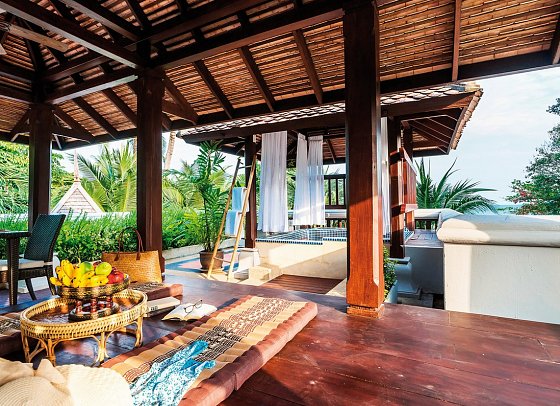 Muang Samui Spa Resort - Wohnbeispiel Royal Suite Sea View (Zimmercodierung WDM)
