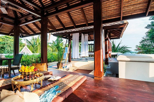 Muang Samui Spa Resort - Wohnbeispiel Royal Suite Sea View (Zimmercodierung WDM)