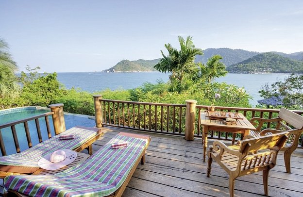 Santhiya Koh Phangan Resort & Spa - Wohnbeispiel Sea View Pool Villa (Zimmercodierung VBM)