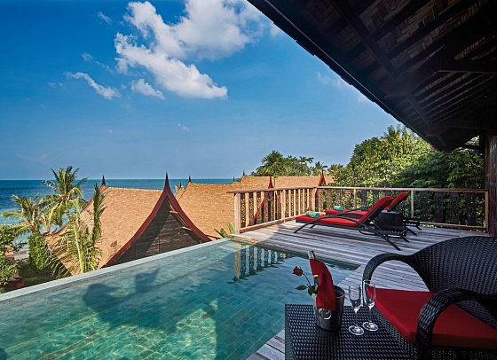 Kupu Kupu Phangan Beach Villas - Wohnbeispiel Sunset Pool Villa (Zimmercodierung VB5)