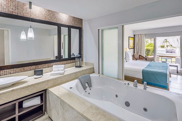 Paradisus Princesa del Mar - Wohnbeispiel Juniorsuite Garden Swim Up Royal Service (Zimmercodierung J1Q)
