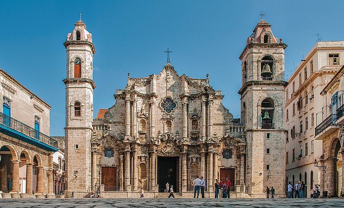 Große Kuba Rundreise - Catedral de San Cristóbal, Havanna