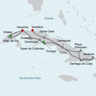 Große Kuba Rundreise