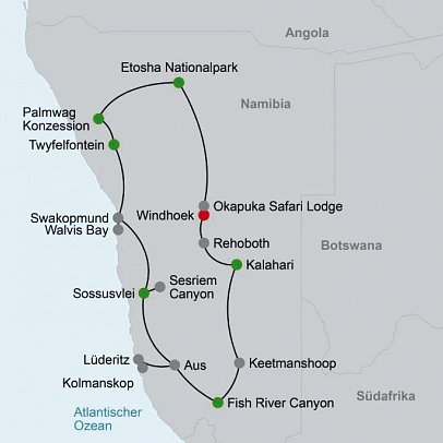 Traumreise Namibia