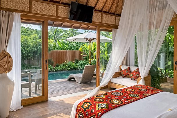 Kappa Senses Zanzibar - Wohnbeispiel One Bedroom Pool Villa (Zimmercodierung VB1)