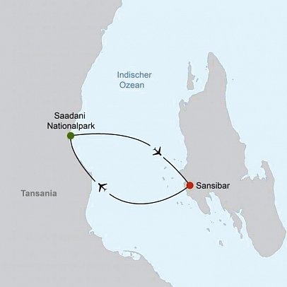 Saadani Safari (2 Nächte)