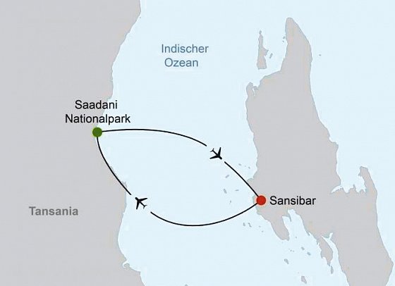 Saadani Safari (2 Nächte)