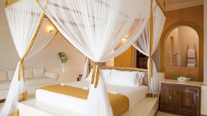 Gold Zanzibar Beach House & Spa - Wohnbeispiel Deluxe Garden (Zimmercodierungen UDG & UDM)