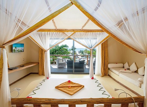 Gold Zanzibar Beach House & Spa - Wohnbeispiel Deluxe Ocean View (Zimmercodierung UDM)