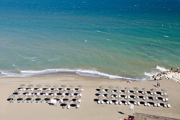 Sol Málaga Guadalmar - Blickbeispiel Doppelzimmer Superior Meerblick (Zimmercodierungen DSM & DS1)
