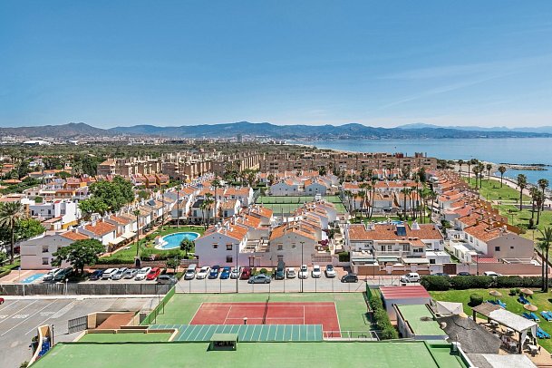 Sol Málaga Guadalmar - Blickbeispiel Doppelzimmer seitl. Meerblick (Zimmercodierungen DBN & D2N)