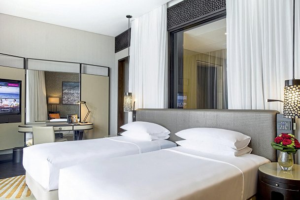 Grand Hyatt Abu Dhabi Hotel& Residences Emirates Pearl - Wohnbeispiel KingTwin View (Zimmercodierung DB2)