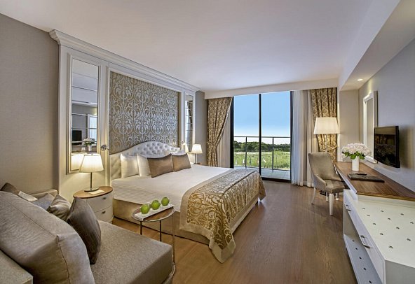 Aska Lara Resort & Spa - Wohnbeispiel Doppelzimmer Landblick (Zimmercodierungen DBL & DCL)