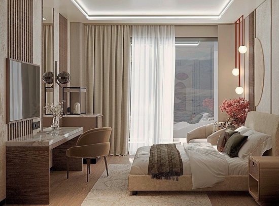 Seaden De Mar Resort & Spa - Modellbild Wohnbsp. Doppelzimmer Meerblick u. Poolblick (Zimmercodierungen DB1 & DC1)