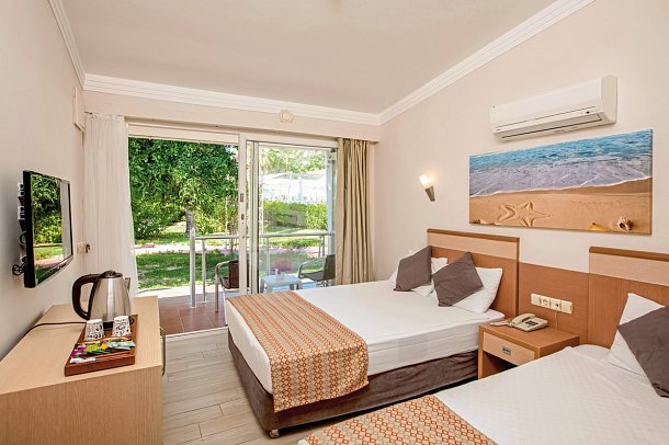 Seher Kumköy Star Resort - Wohnbeispiel Doppelzimmer Gartenblick (Zimmercodierungen DBG & DCG)