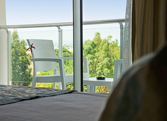 Merve Sun Hotel & Spa - Beispiel Balkon Doppelzimmer (Zimmercodierung DB1)
