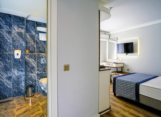 Q Ella Beach Hotel - Wohnbeispiel Doppelzimmer Eco ohne Balkon (Zimmercodierung DE1)